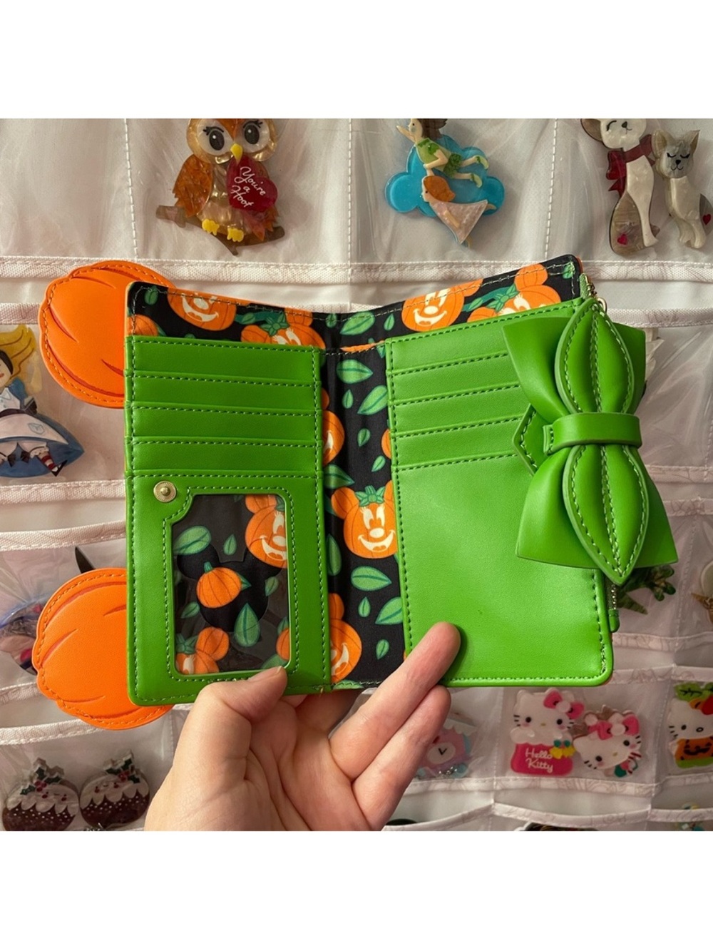 NWOT Loungefly Minnie Pumpkin Backpack+wallet SET - Picture 16 of 16